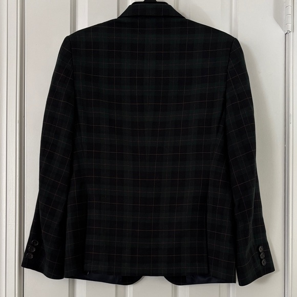 Ralph Lauren Kids Black Plaid Blazer - Picture 3 of 7